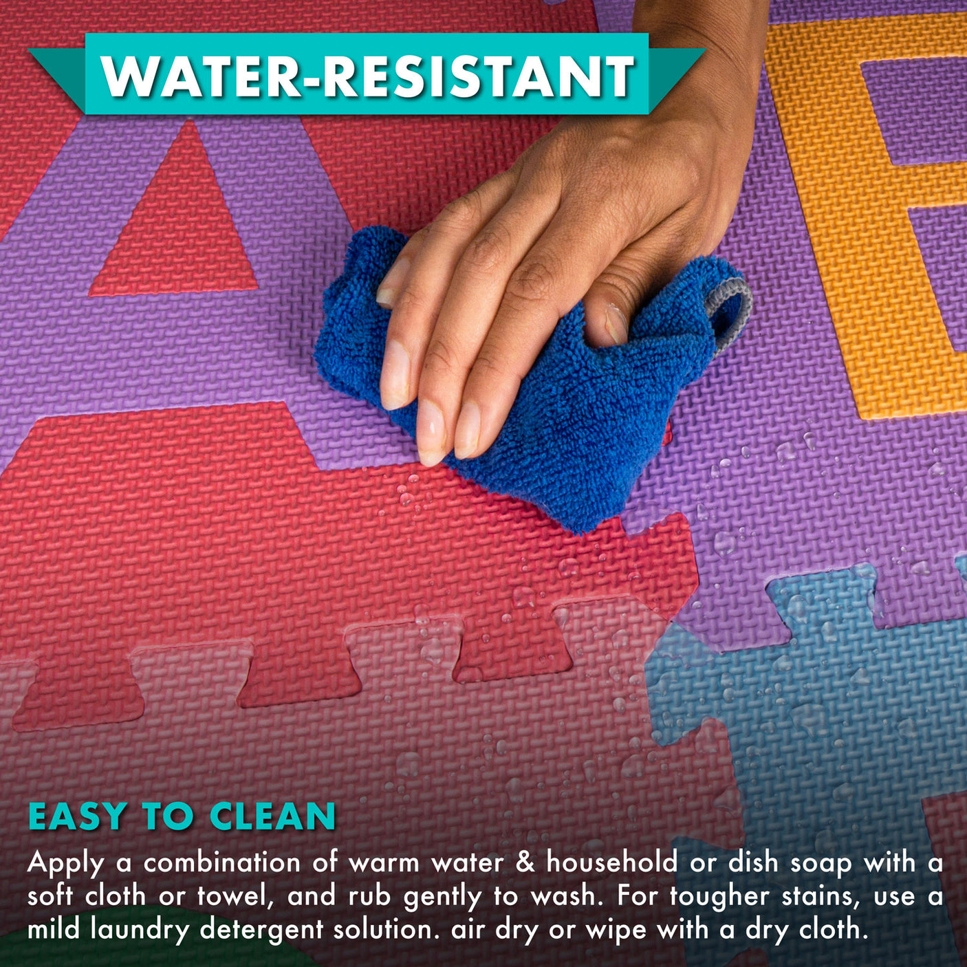 Alphabet and Numbers Kids Play Mat