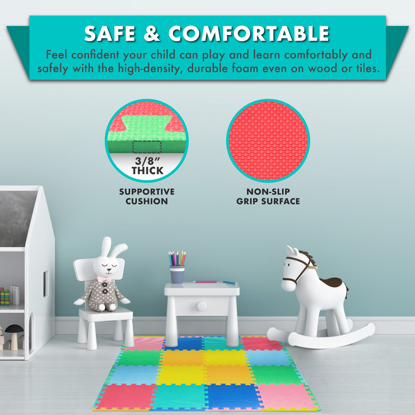 16 Tiles - Multicolor