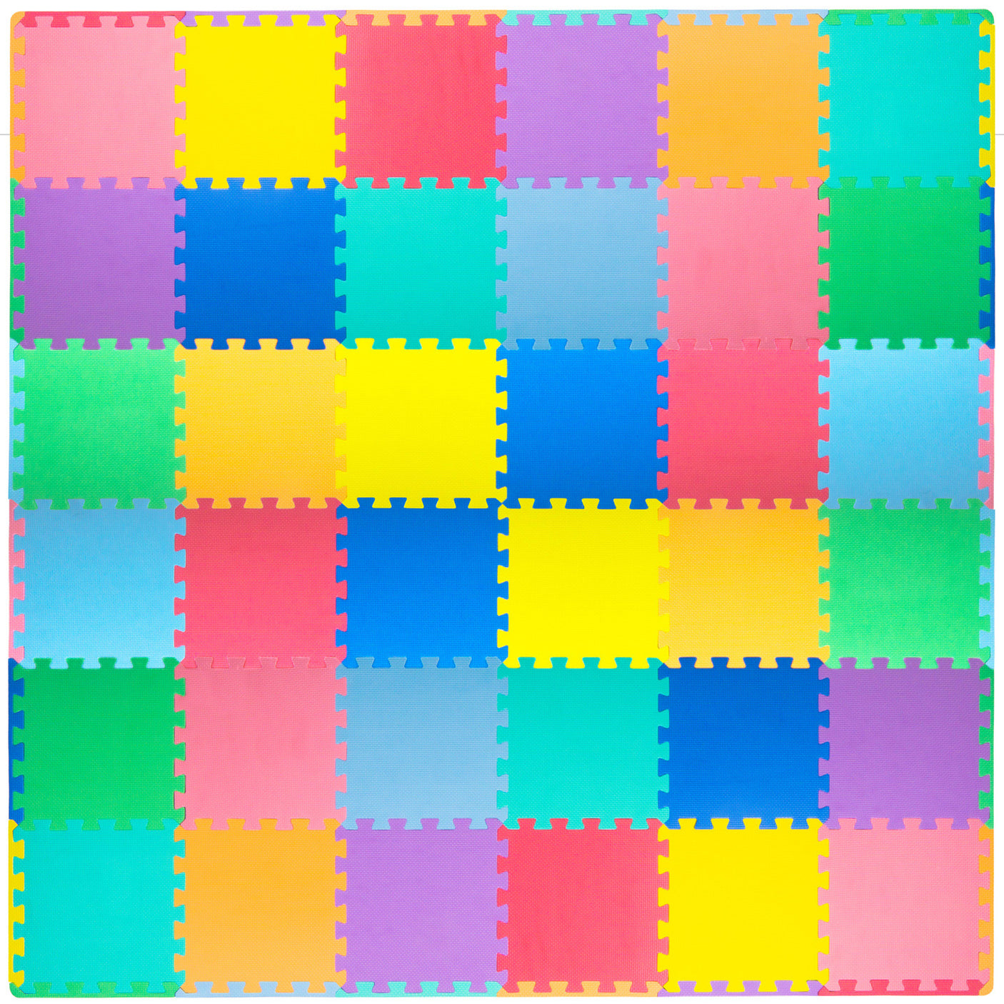 36 Tiles - Multicolor