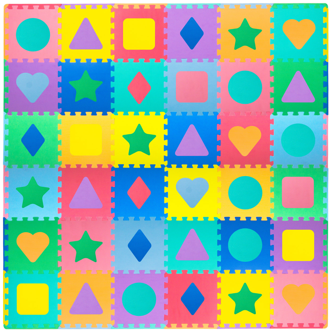 Shape-n-Color Kids Play Mat