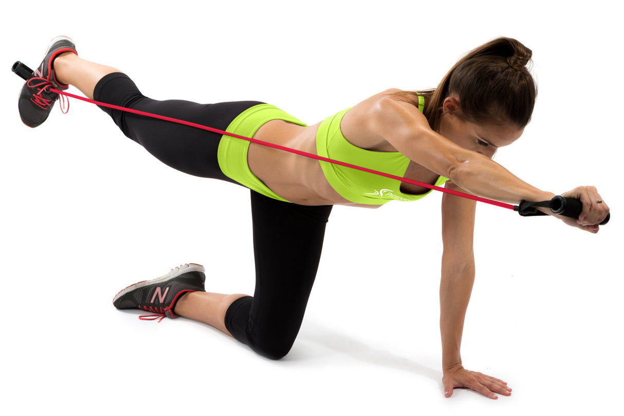 Tube Resistance Bands Set with Attached Handles