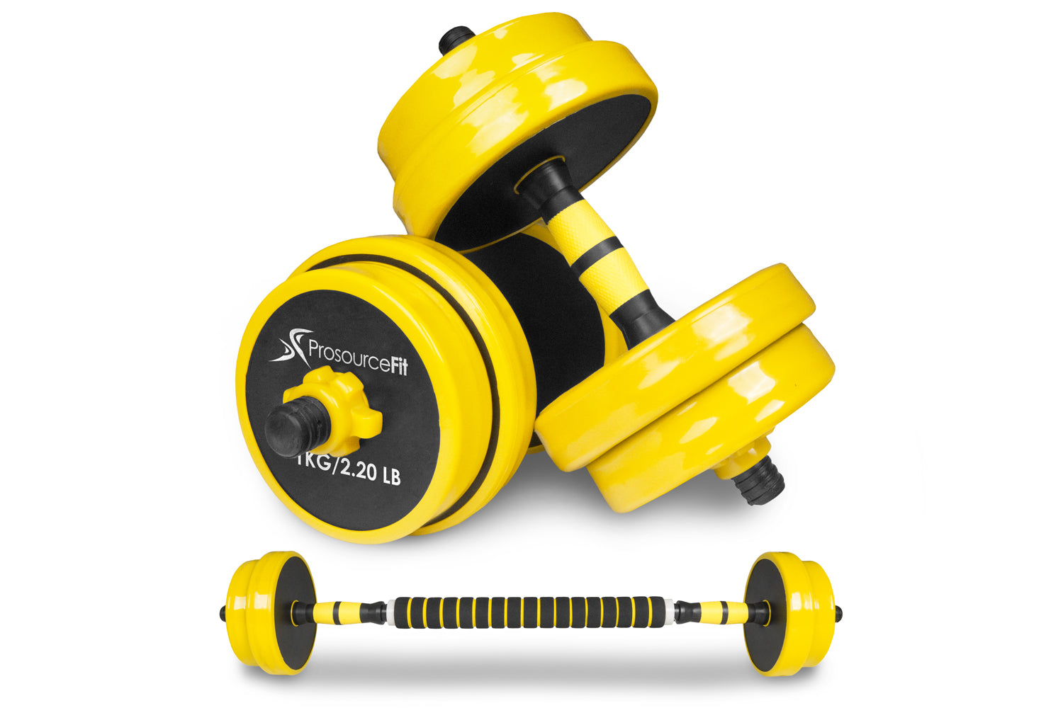 22 LB Adjustable Dumbbell and Barbell Set