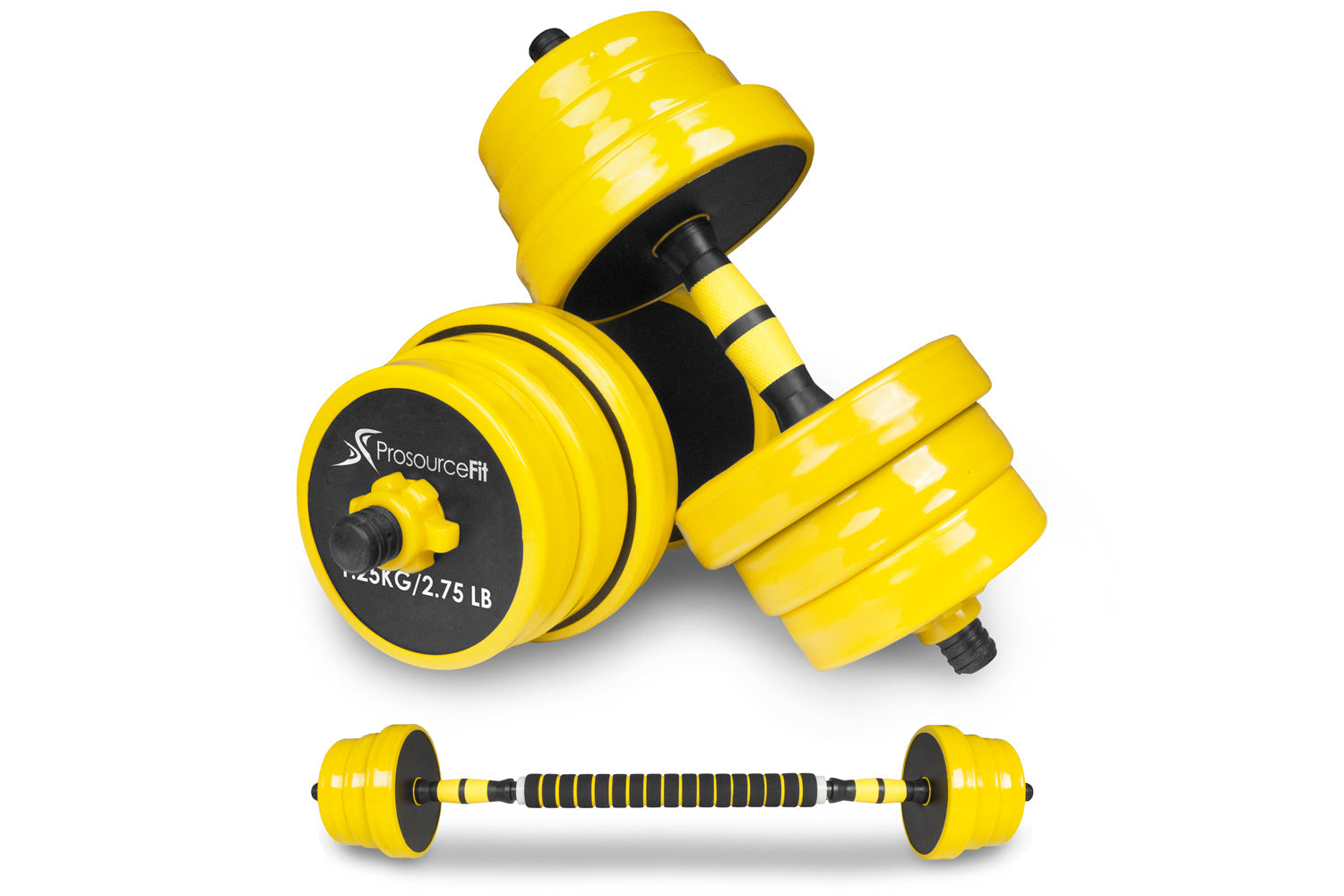 44 LB Adjustable Dumbbell and Barbell Set