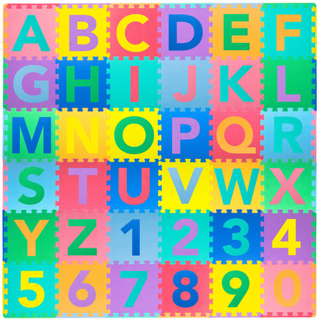 Alphabet and Numbers Kids Play Mat