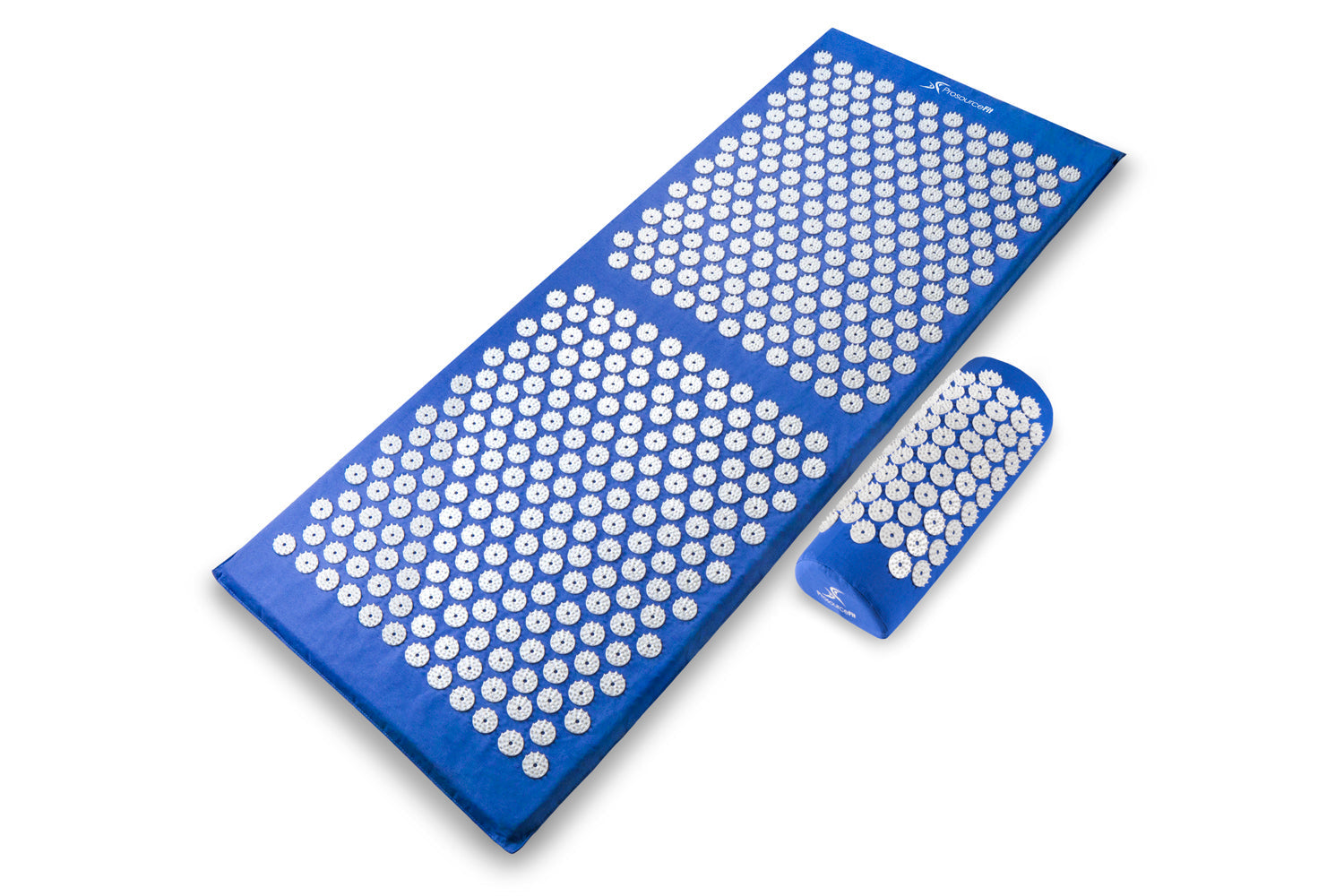 Blue Full Body Acupressure Mat and Pillow Set