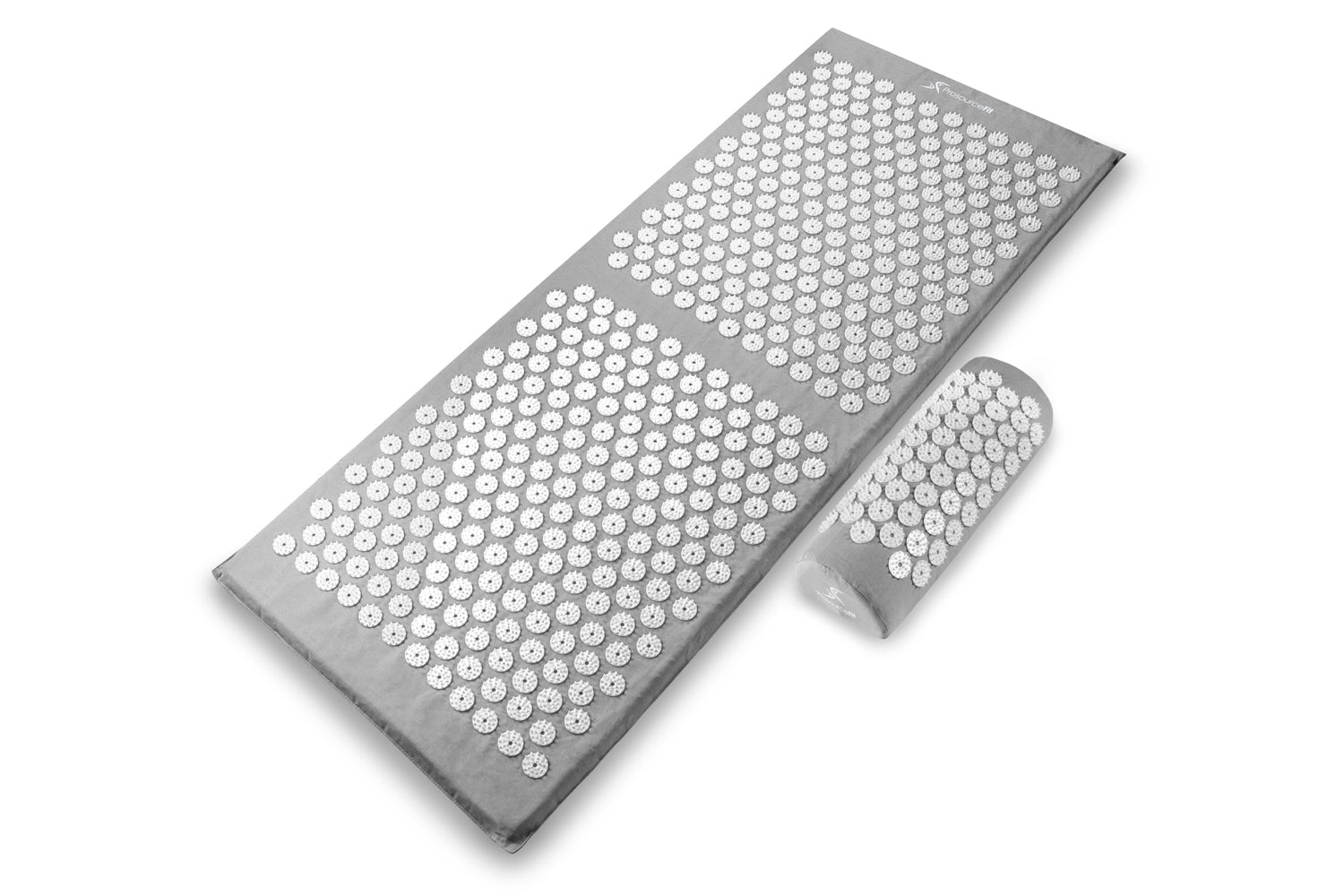 Grey Full Body Acupressure Mat and Pillow Set