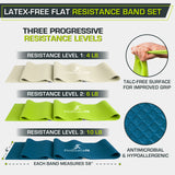 Latex-Free Flat Resistance Band 3 Pack
