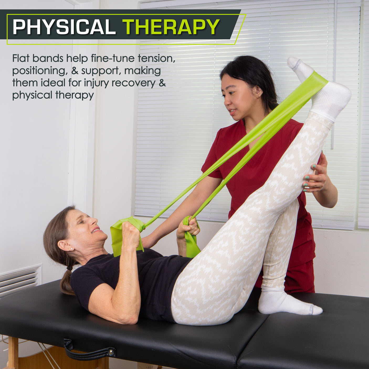 Latex-Free Flat Resistance Band 3 Pack
