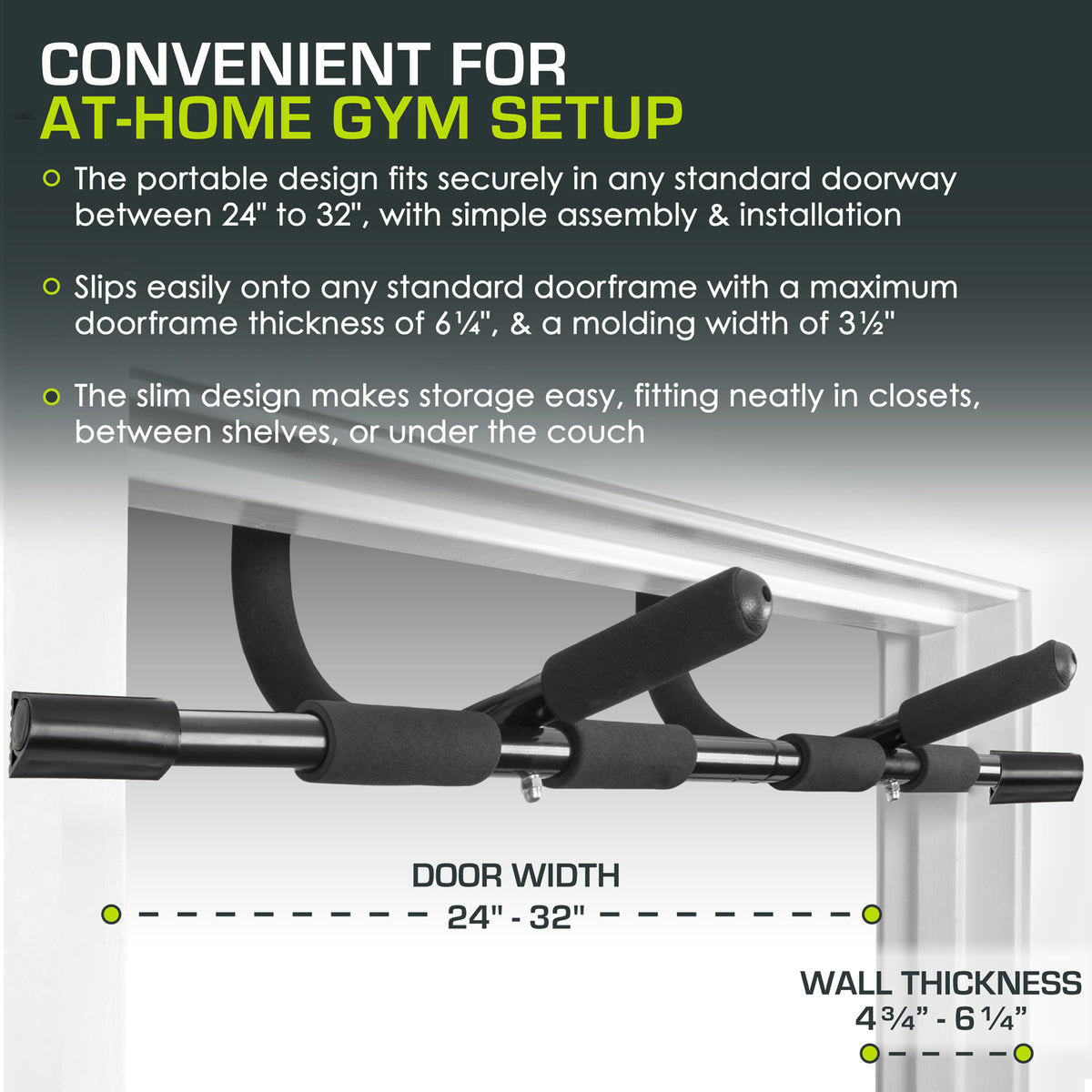 Modlite Pull Bar Multi-Grip Lite Pull-Up Bar – ProsourceFit
