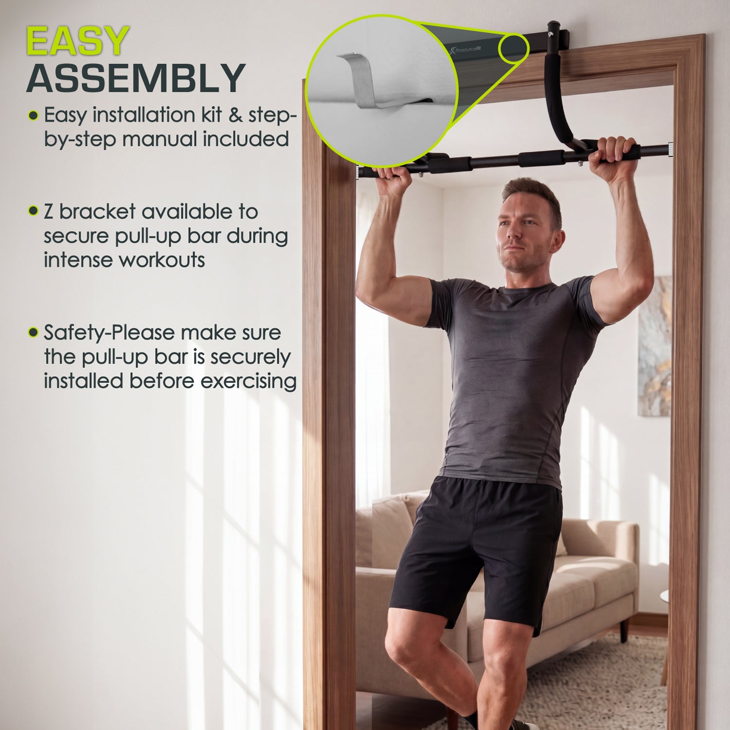 Multi-Grip Lite Pull-Up Bar – ProsourceFit