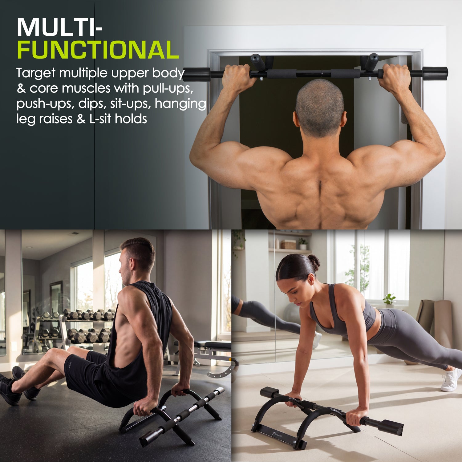 Multi-Grip Lite Pull-Up Bar – ProsourceFit