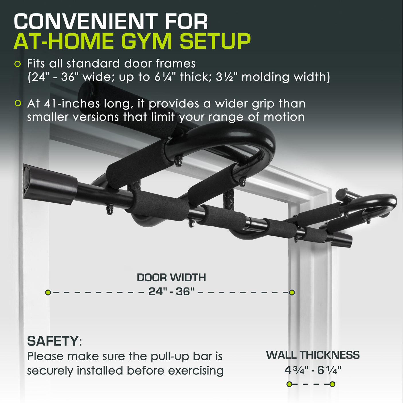 Multi-Grip Pull-Up Bar
