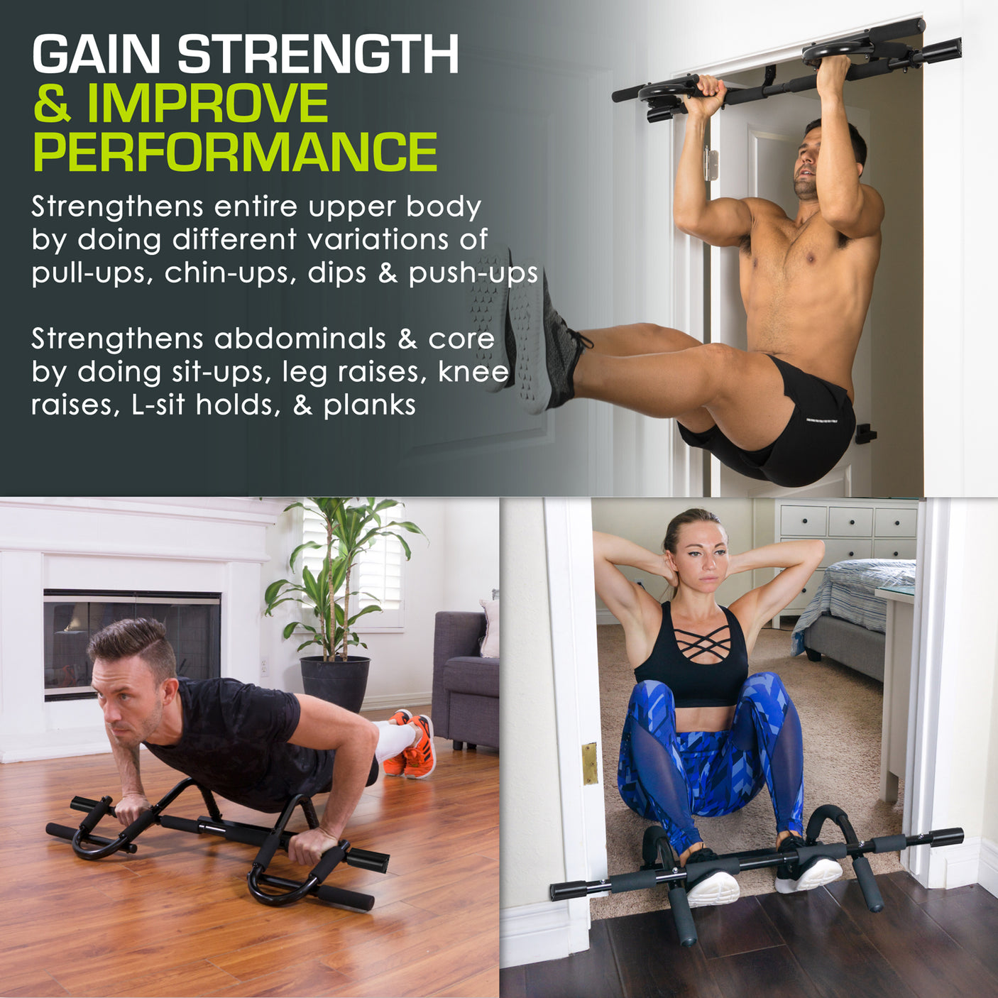 Multi-Grip Pull-Up Bar