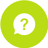Question Icon Green White