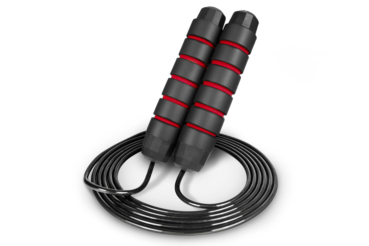 Red Speed Jump Rope with Foam Handles
