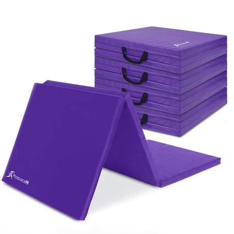 Tri-Fold Folding Exercise Mat 6x2x1.5
