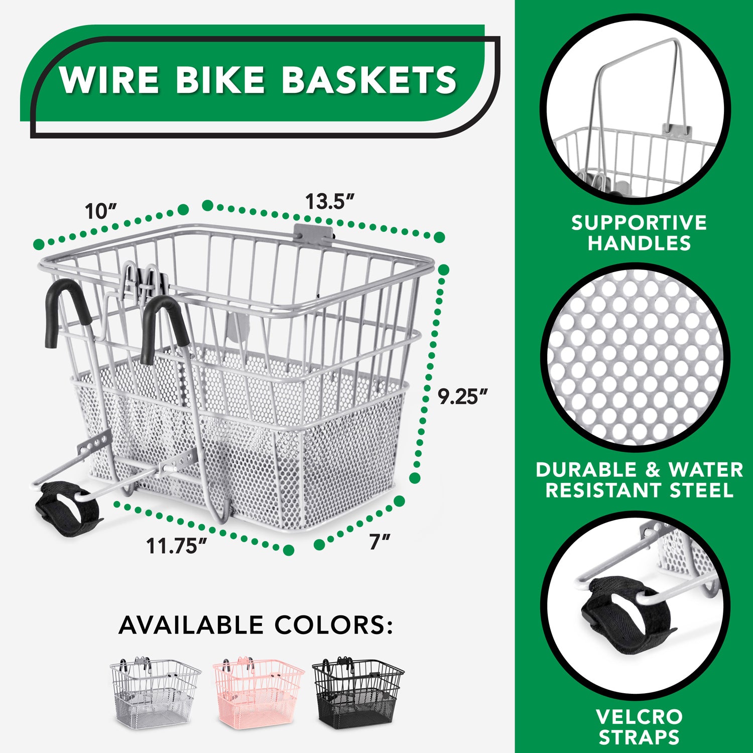 Wire Bike Basket ProsourceFit