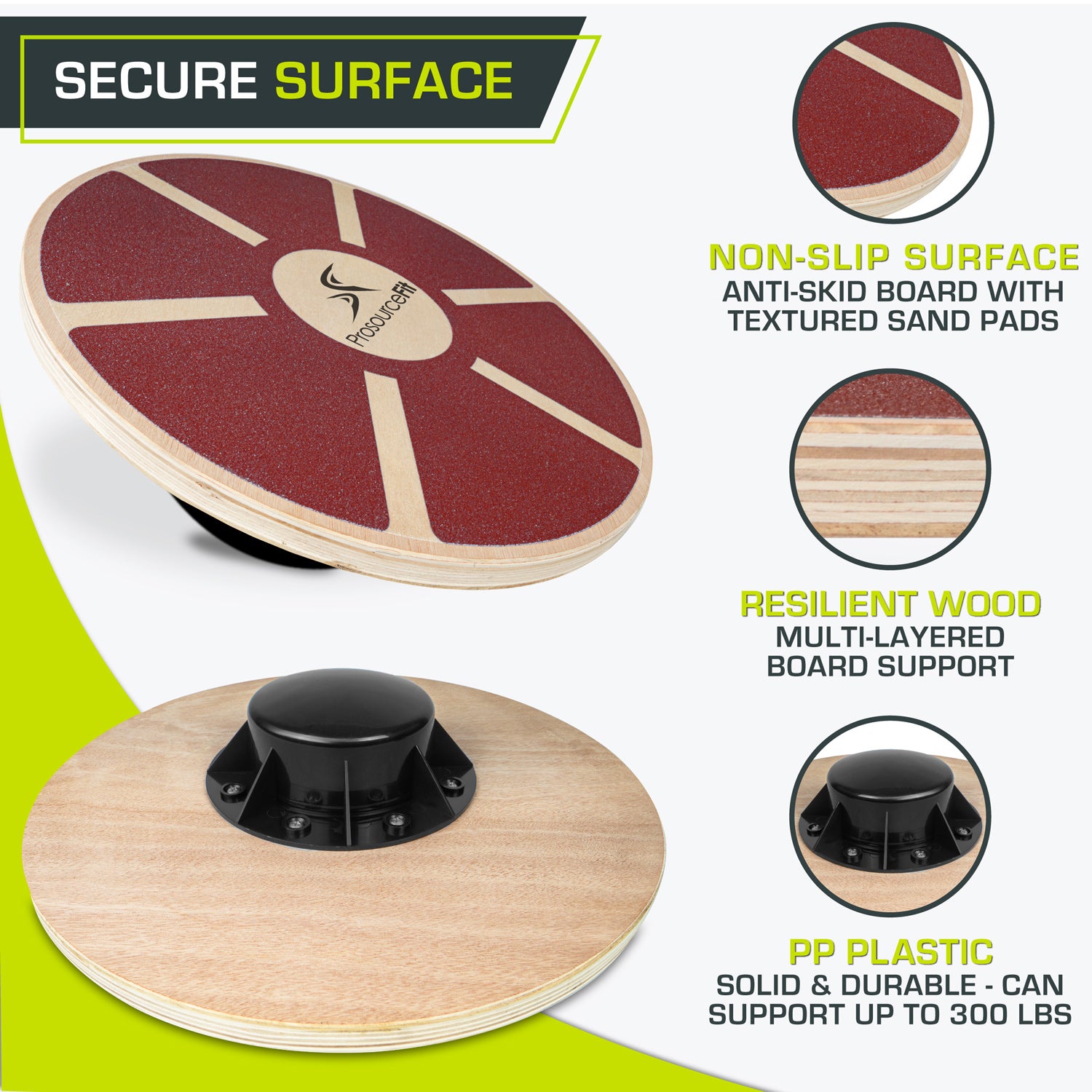 Wooden Balance Board ProsourceFit