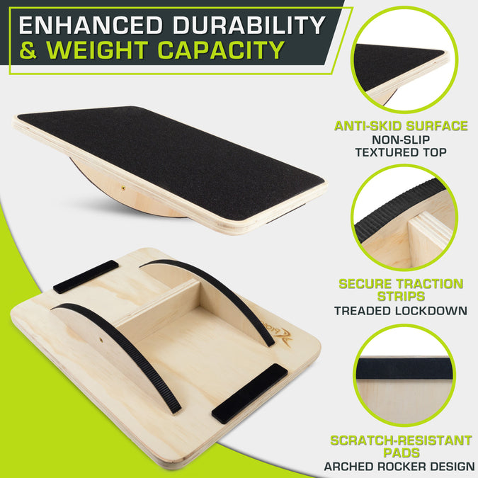 Wooden Rocker Board – ProsourceFit