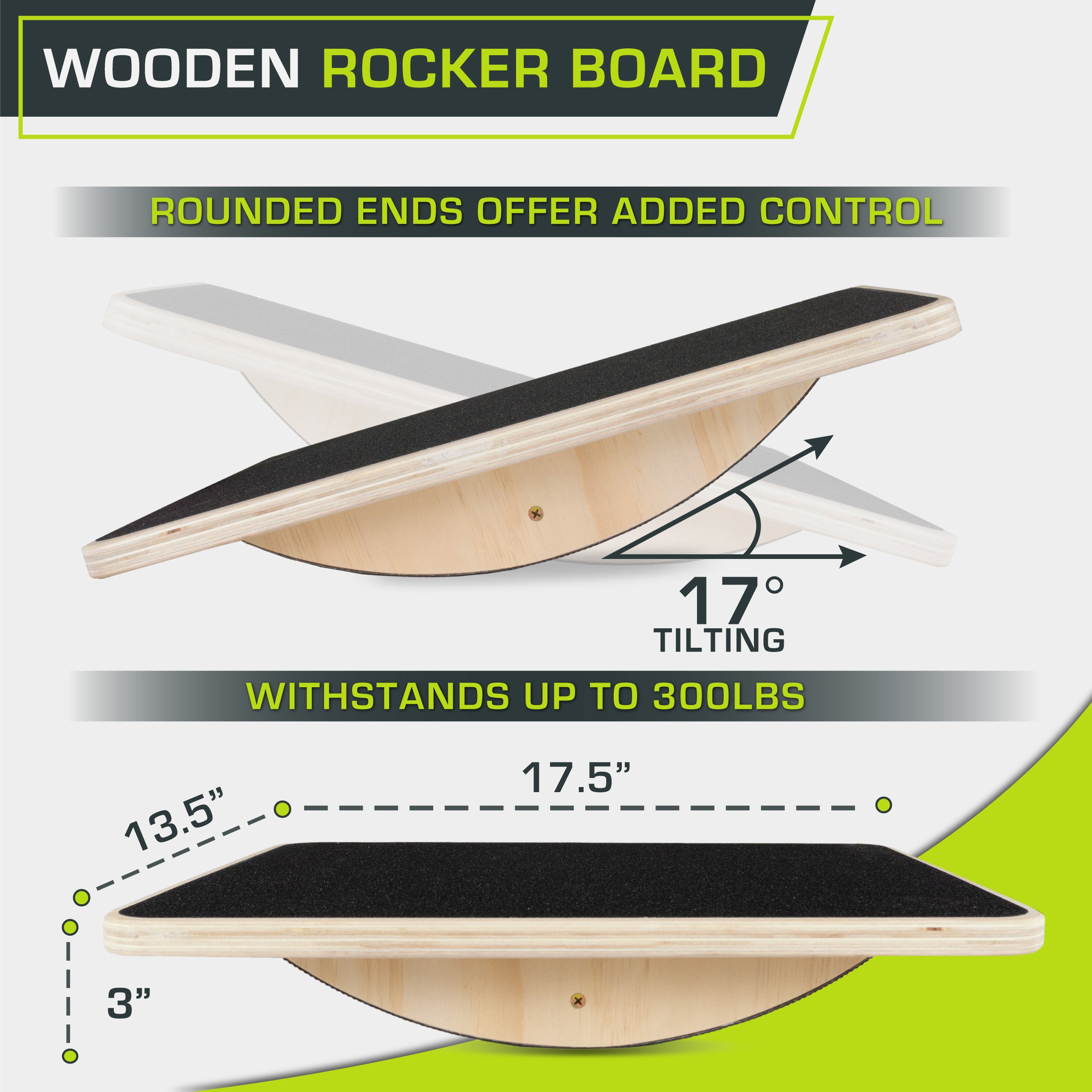 Wooden Rocker Board – ProsourceFit