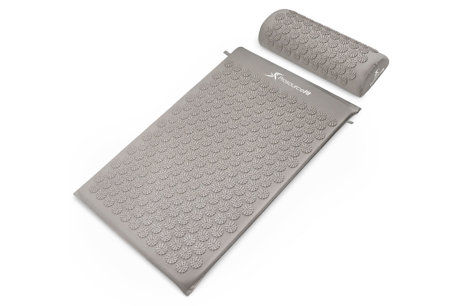 Grey/Grey Acupressure Mat and Pillow Set