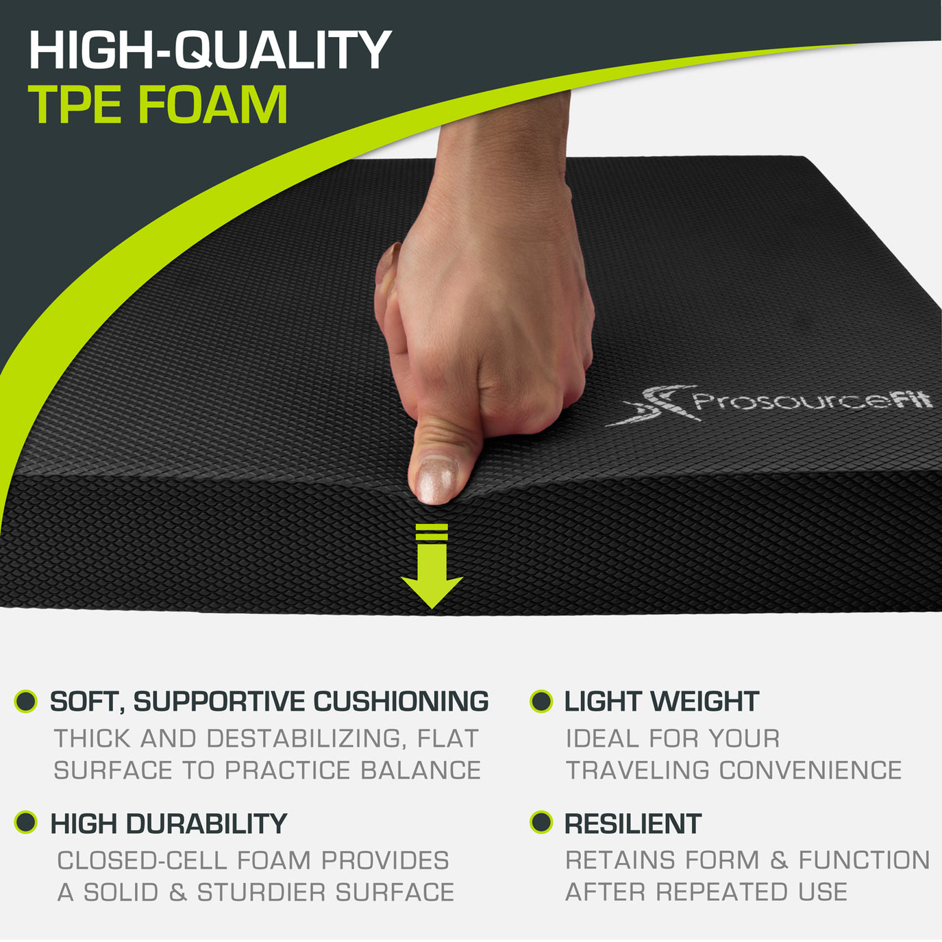 Balance Pad – Coussin d'équilibre idéal pour stabilité et