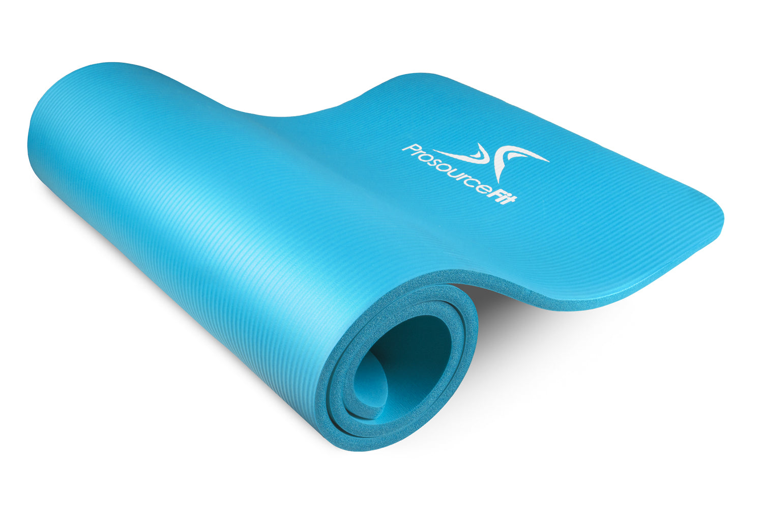 Aqua Extra Thick Yoga and Pilates Mat 1/2 inch