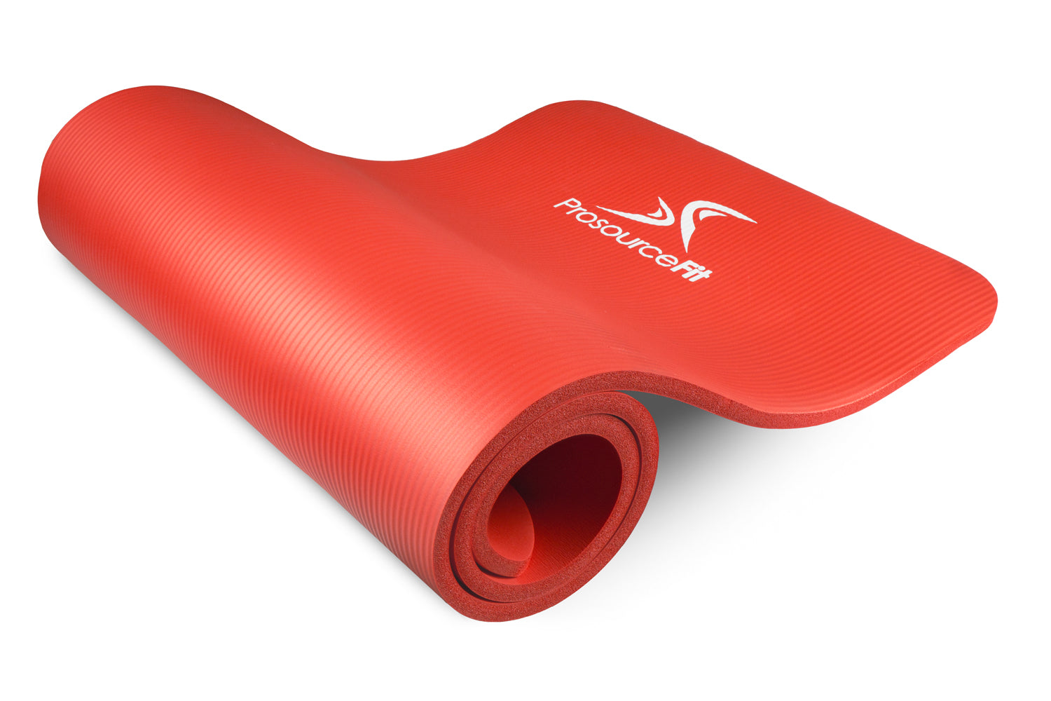 Red Extra Thick Yoga and Pilates Mat 1/2 inch