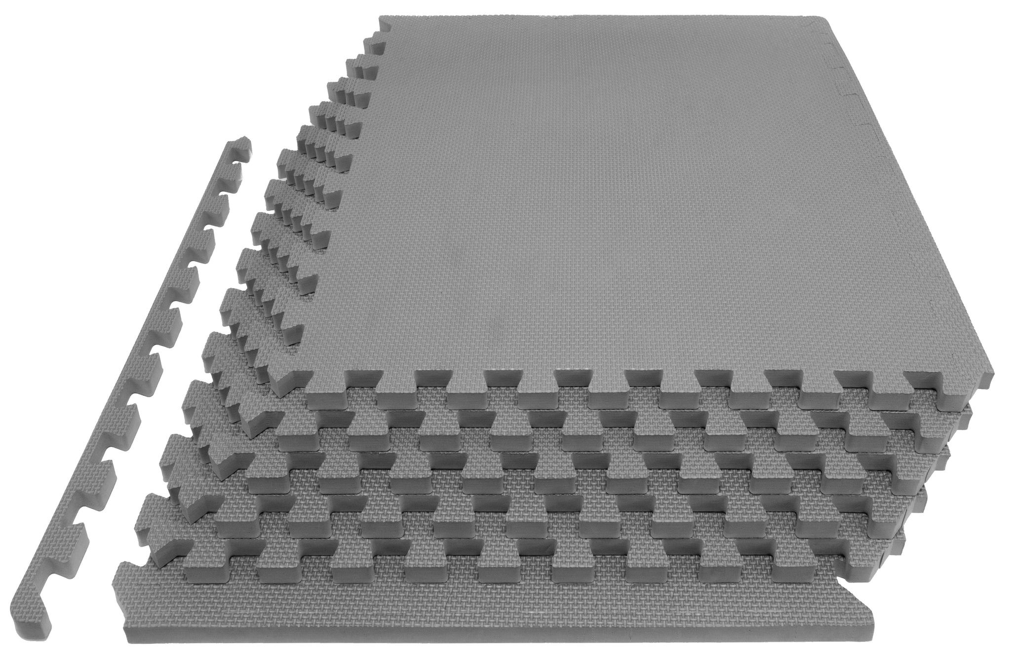 Grey Exercise Puzzle Mat 1-in, 24 Sq Ft
