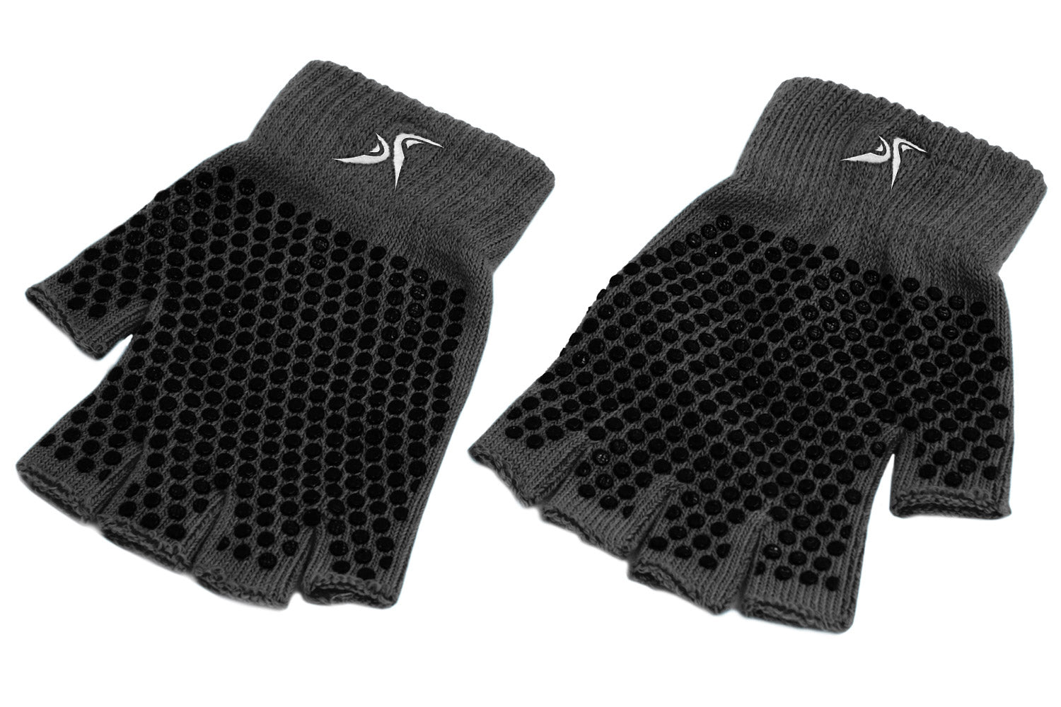 Black Grippy Yoga Gloves