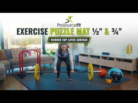 Rubber Top Exercise Puzzle Mat 1/2-in – ProsourceFit