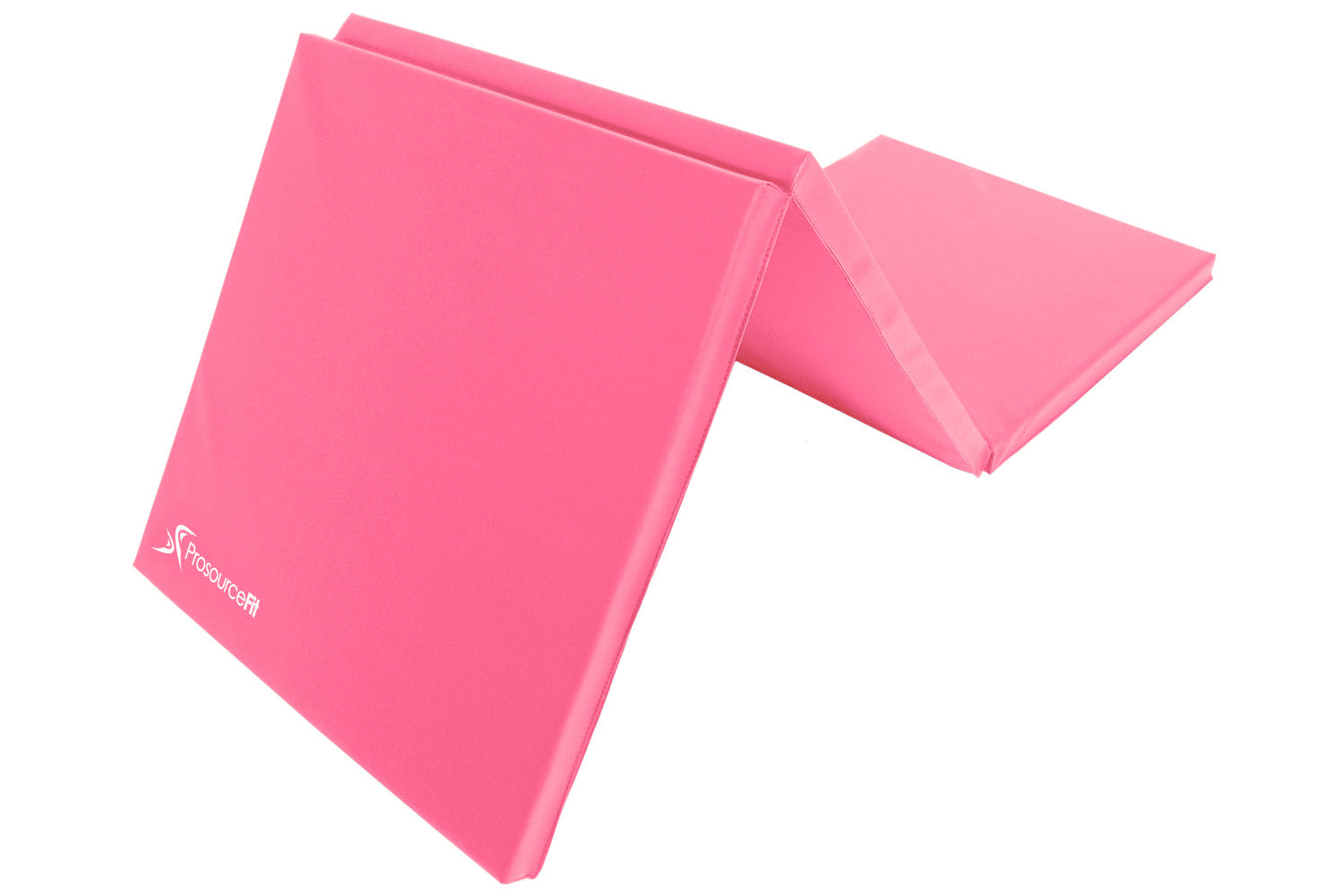 Pink Tri-Fold Folding Exercise Mat 6x2x1.5