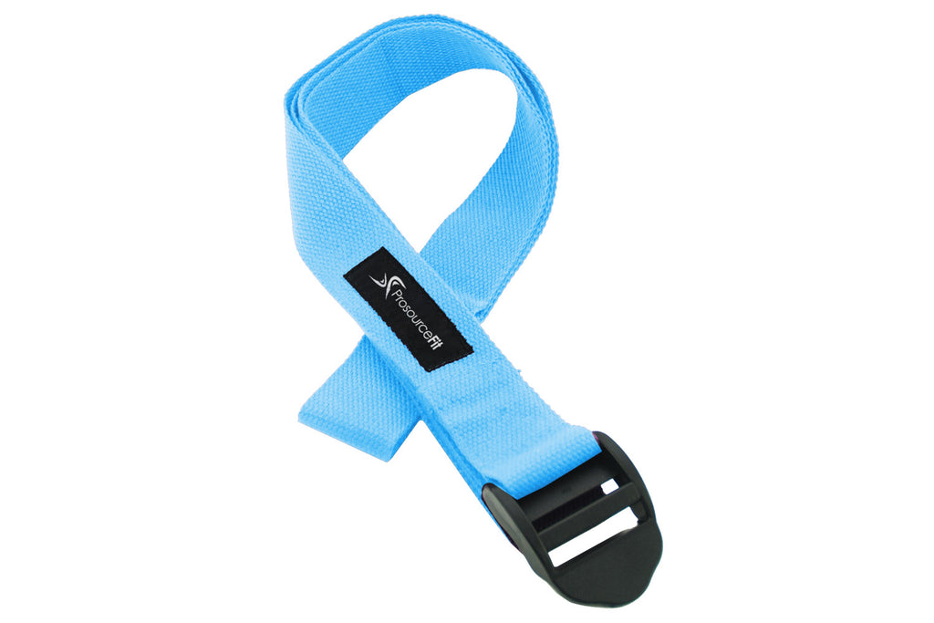 Cinch Buckle Yoga Strap Aqua ProsourceFit