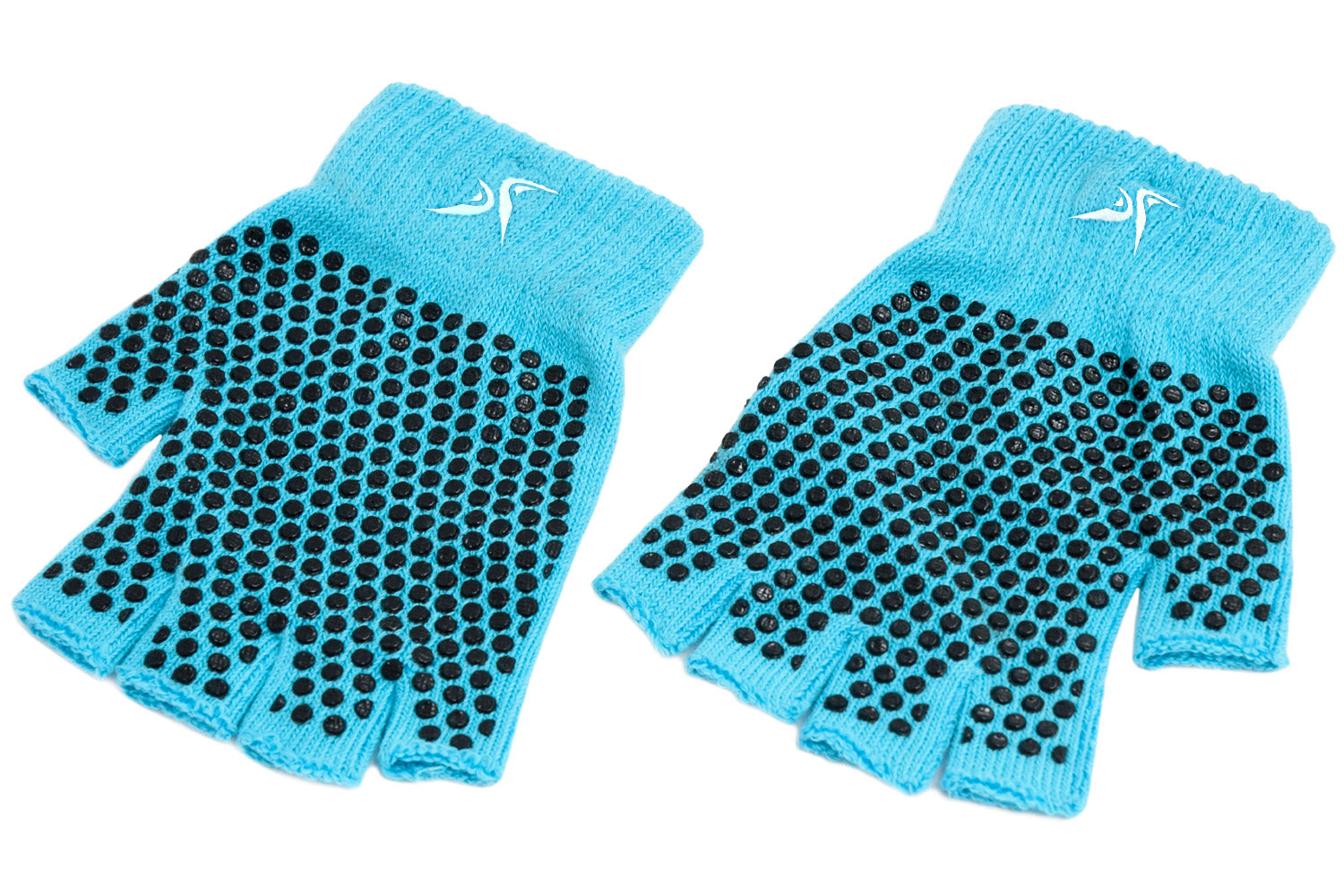 Aqua Grippy Yoga Gloves